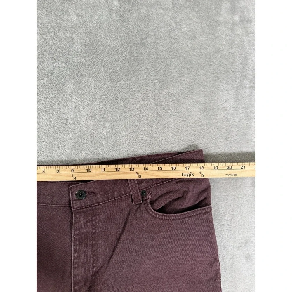 Levis 510 Pants Men's 38x32 Burgundy Skinny Jeans - Picture 6 of 13